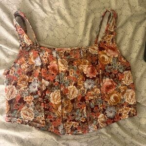 Floral Corset Top